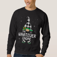 Whatever Gnome Buffalo Plaid Matching Family Group