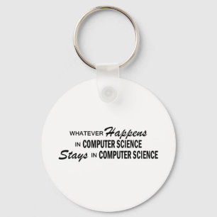 Whatever Happens - Computer Science Key Ring