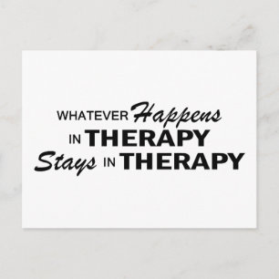 Whatever Happens - Therapy Postcard
