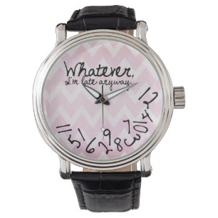 Whatever, I'm late anyways - Pastel Chevron Watch