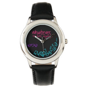 whatever, I'm late anyways - purple, pink and aqua Watch