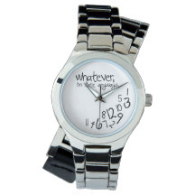 Whatever, I'm late anyways