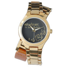 Whatever, I'm late anyways