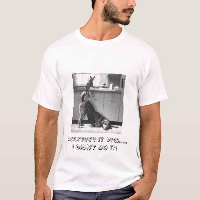 WHATEVER IT WAS....I DIDNT DO IT! T-Shirt (Front)