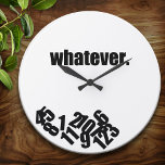 Whatever Messy Numbers Wall Clock<br><div class="desc">Fun wall clock for those who just really don't care what time it is.</div>