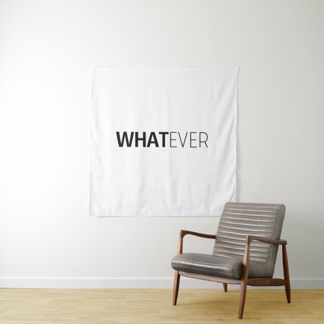 'WHATEVER' TAPESTRY (In Situ)