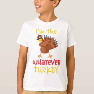 Whatever Turkey Matching Family Group Thanksgiving T-Shirt