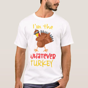 Whatever Turkey Matching Family Group Thanksgiving T-Shirt