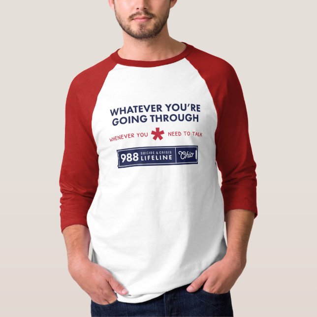 Whatever You're Going Through Quarter Sleeve Shirt (Front)