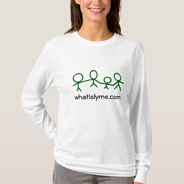 whatislyme.com Lyme Awareness Hoodie T-Shirt (Front)