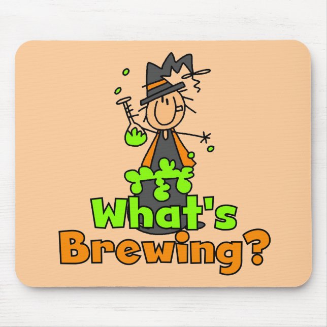What's Brewing T-shirts and Gifts Mouse Pad (Front)