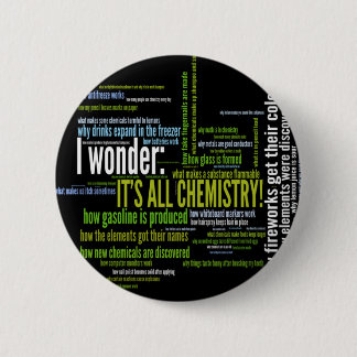 What's chemistry got to do with it? 6 cm round badge