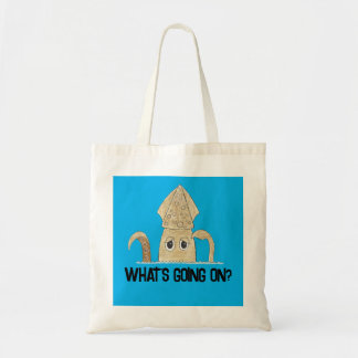 "What's Going On?" Confused Howard the Squid Tote Bag