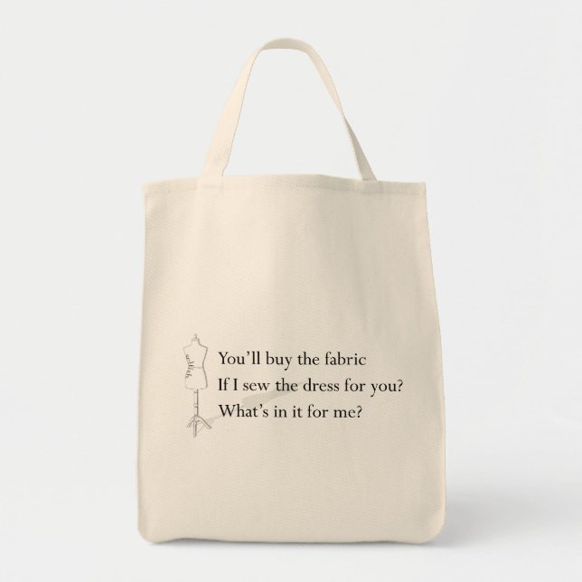"What's in it for me?" Tote (Front)