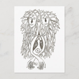 WHAT'S IN THE MAIL TODAY (Twins) Postcard