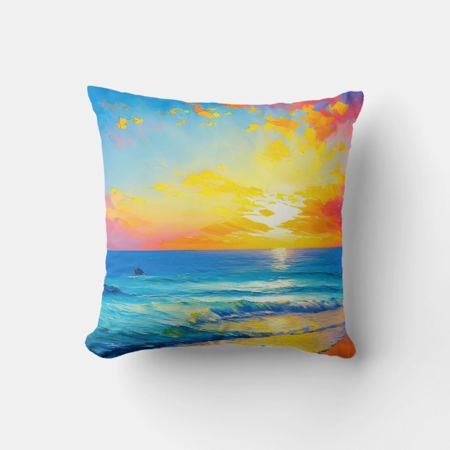 “"What's in the water”.  Cushion (Front)