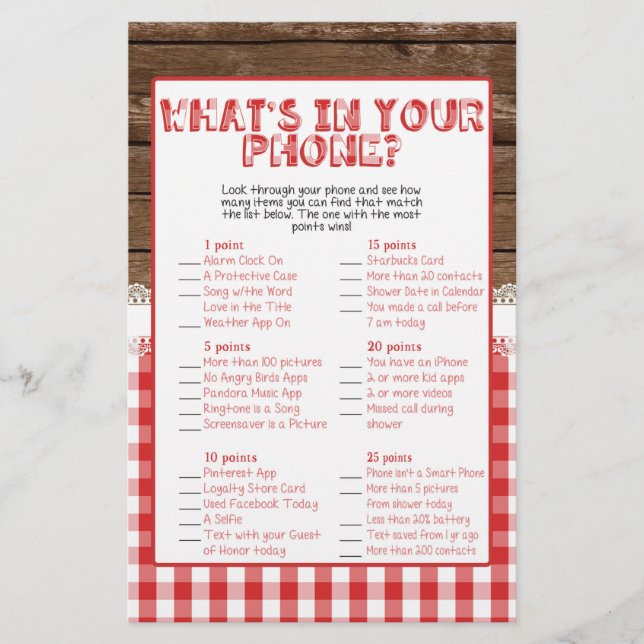 What's in Your Phone - Red Baby Q (Front)