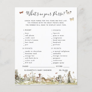 What's in your Purse Baby Shower Game
