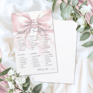 What's In Your Purse Bridal Shower Game