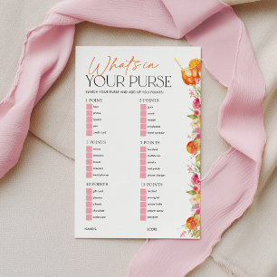 Whats In Your Purse Bridal Shower Game Spritz