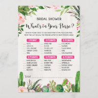 What's in Your Purse Fiesta Bridal Shower Game