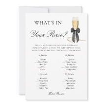 What's in your Purse Game Pearls and Prosecco 