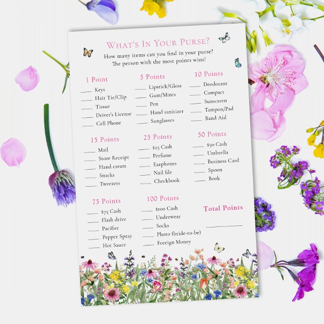 What's In Your Purse | Summer Wildflowers (Creator Uploaded)