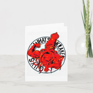 What's Kraken Gym Fitness Weightlifting Bodybuildi Card