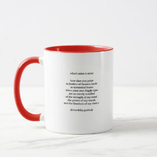 "What's Mine is Mine" Mug