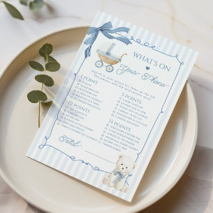 Whats on your Phone French Coquette Carriage game