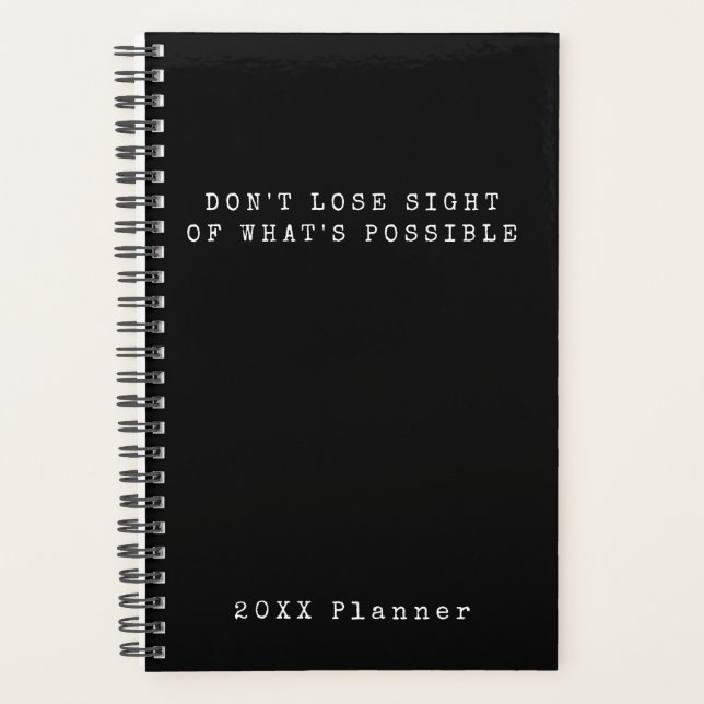 What's Possible White Black 2020 Planner (Front)