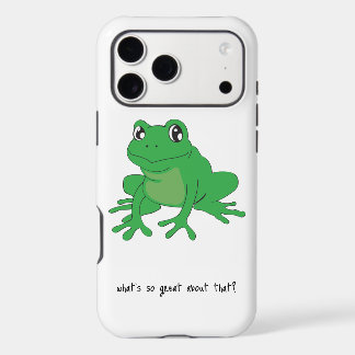What's so great about that Frog on an