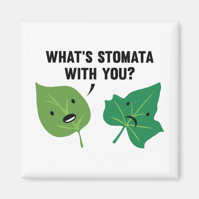 What's Stomata With You? Magnet (Front)