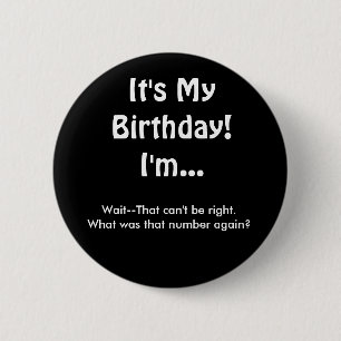 What's That Number Birthday Button