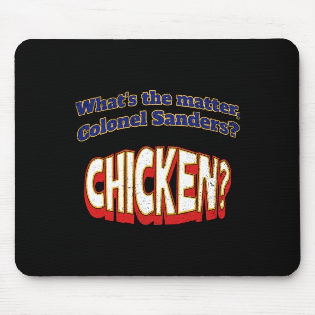 What's The Col. Sanders Sticker  Mouse Pad (Front)