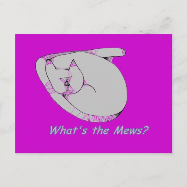 whats the Mews Postcard (Front)