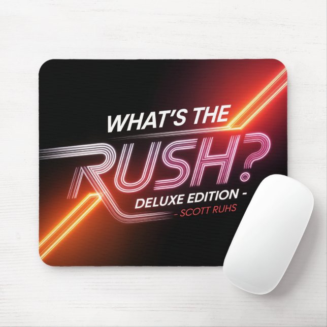 What's The Rush? Deluxe Edition Cover Art Mouse Pad (With Mouse)