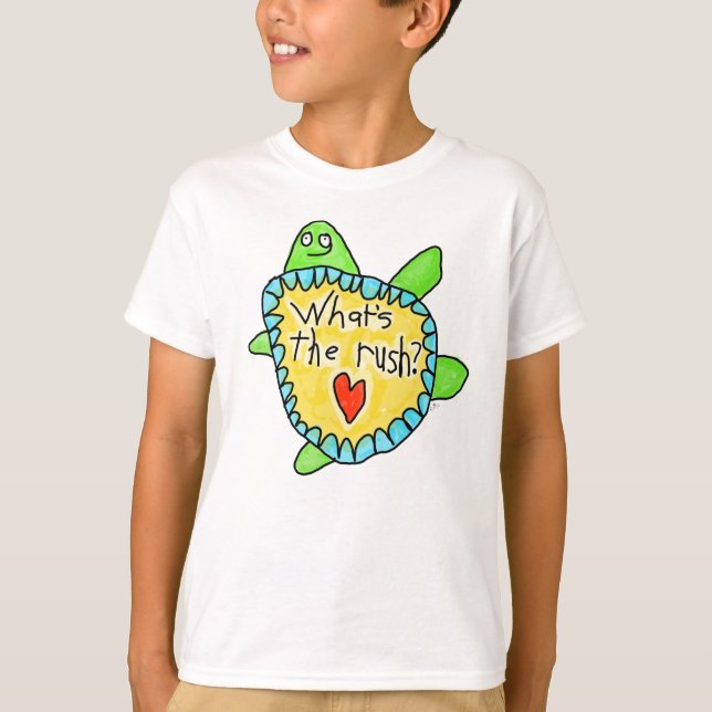 "What's the Rush" T-Shirt (Front)