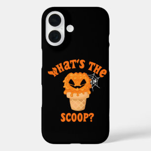 What's The Scoop Gender Reveal Halloween Ice Cream iPhone 16 Case
