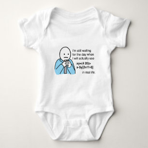 What's the use of learning math? baby bodysuit