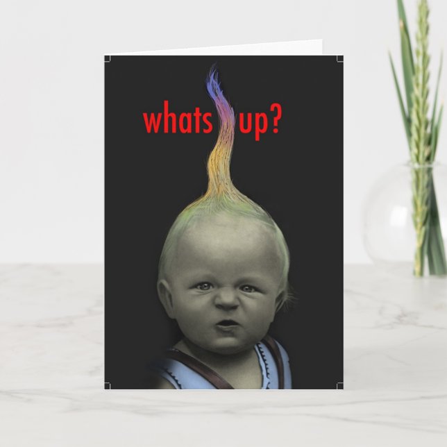 whats up? card (Front)