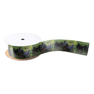 Whats Up - Chicken Butt Satin Ribbon