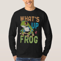 What's Up Frog   Dog Dawg Slang  Colorful Tree Toa