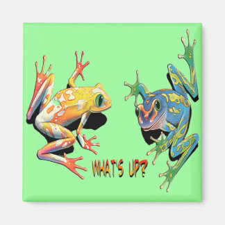 What's Up Frogs Magnet