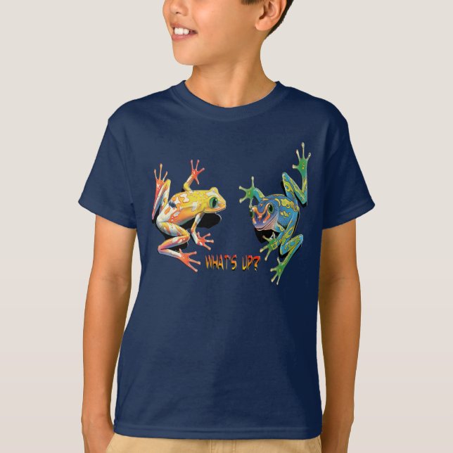 What's Up Frogs T-Shirt (Front)