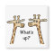 What's up? Giraffe magnet