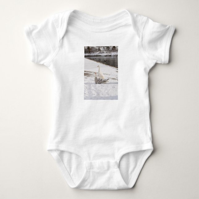Whats Up Goose Baby Bodysuit (Front)