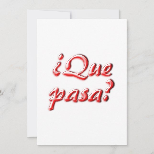 What's Up Invitation (Front)