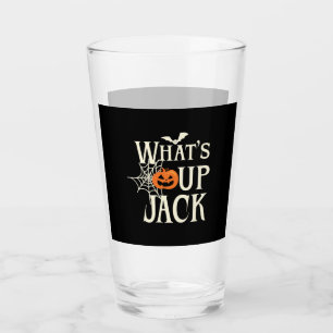 What's Up Jack Halloween Glass