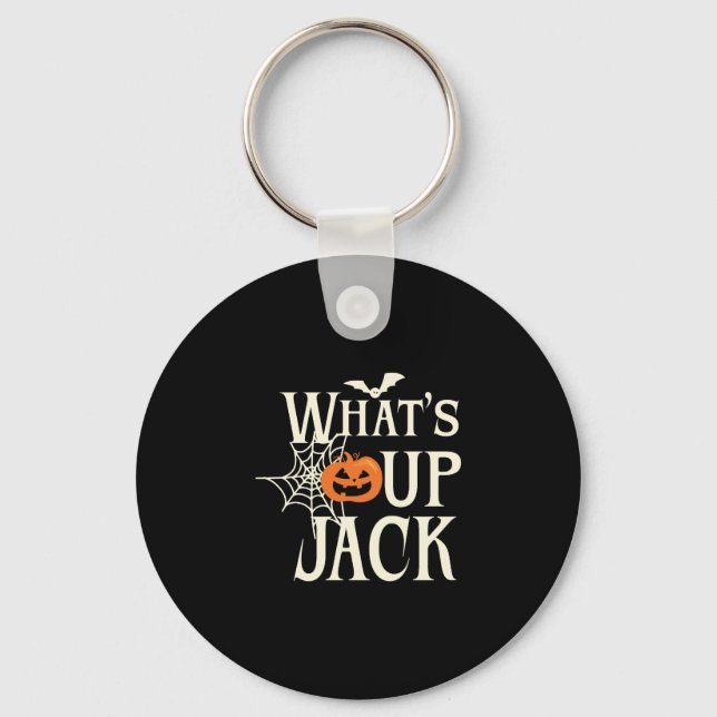 What's Up Jack Halloween Key Ring (Front)